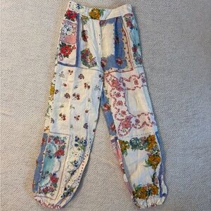 Zimmermann Floral Design Patchwork Pants